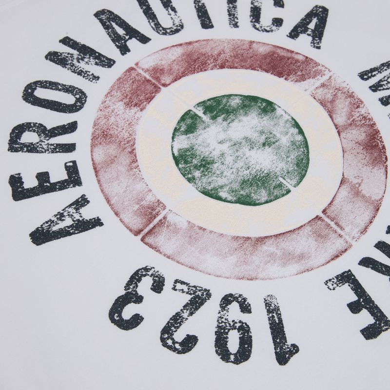 Maglietta da uomo Aeronautica Militare TS2538UJ00727 off white 3