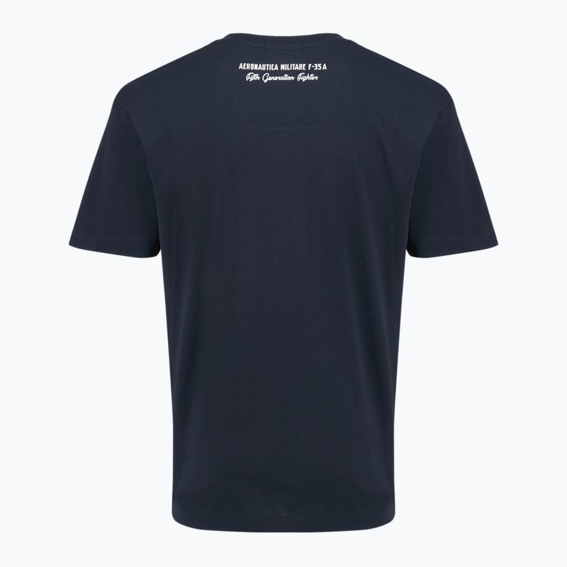 Maglietta da uomo Aeronautica Militare TS2539UJ00727 navy blue 2