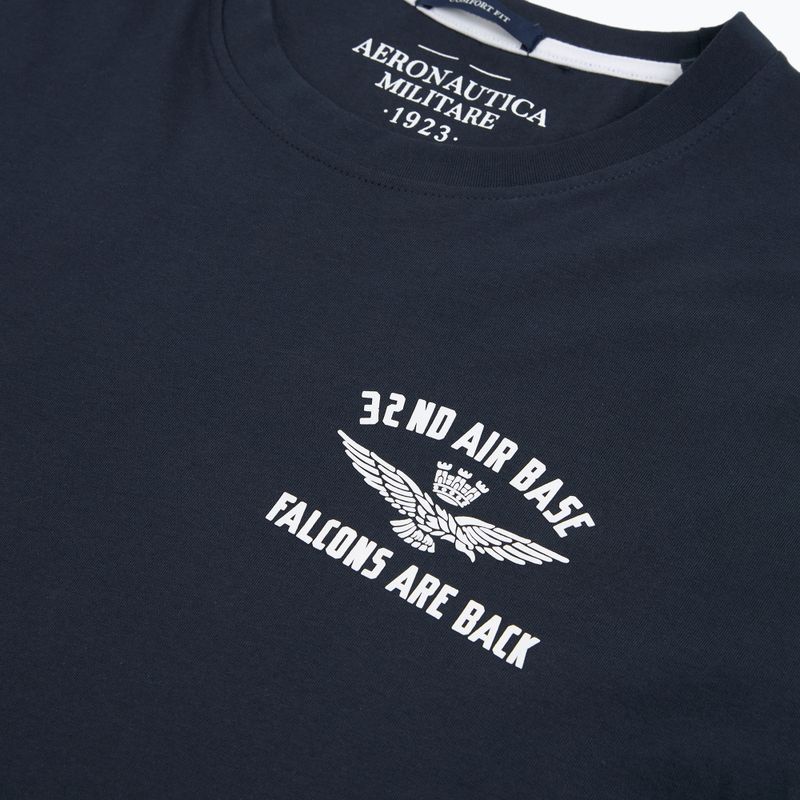 Maglietta da uomo Aeronautica Militare TS2539UJ00727 navy blue 3