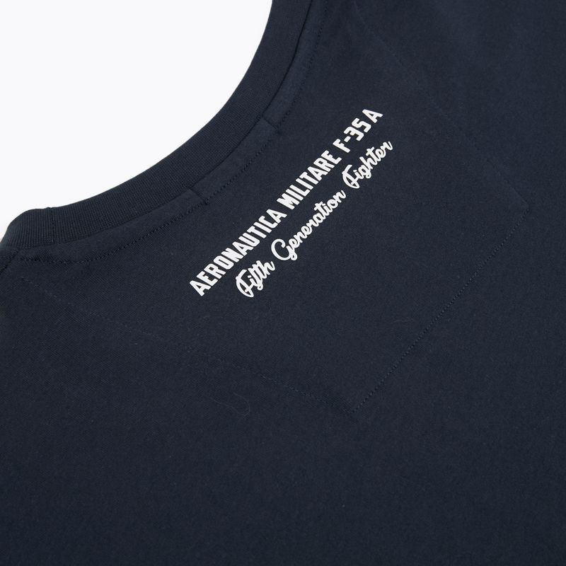 Maglietta da uomo Aeronautica Militare TS2539UJ00727 navy blue 4