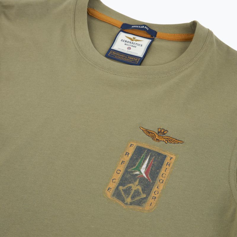 Maglietta da uomo Aeronautica Militare TS2535UJ00641 lichen green 3