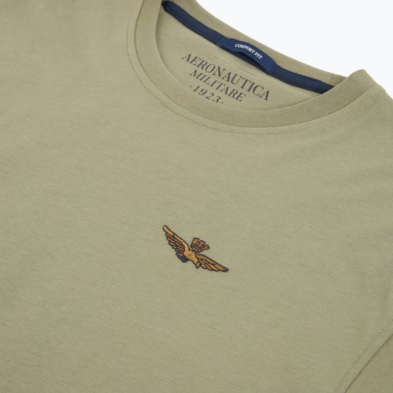 Maglietta da uomo Aeronautica Militare TS2535UJ00641 lichen green 3