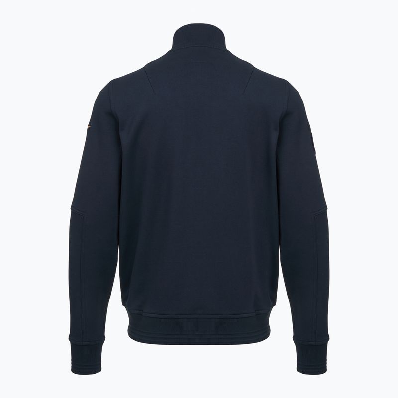 Felpa da uomo Aeronautica Militare FE2102UF00679 FZ navy blue 2