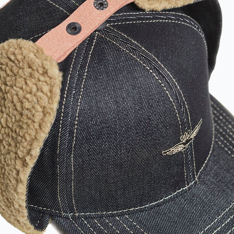 Cappellino con visiera da uomo Czapka Aeronautica Militare 262HA1260DCT04366 denim nero 4