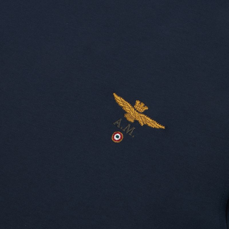 T-shirt da uomo Aeronautica Militare 262TS1580UJ00372 blu navy 3