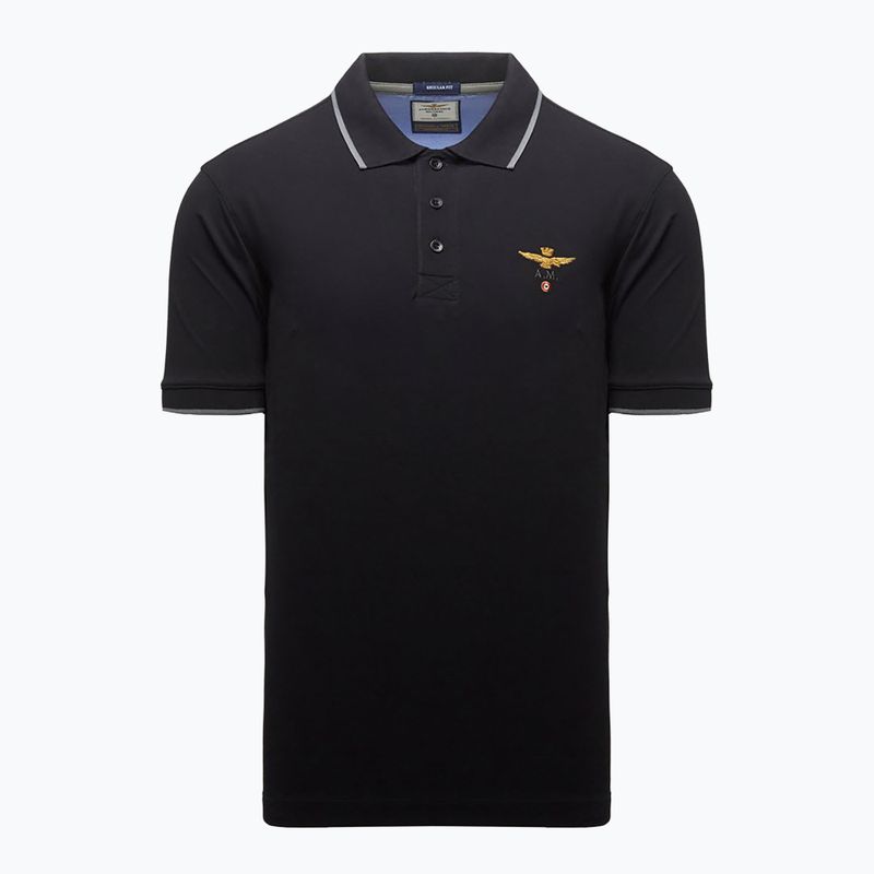 Polo uomo Aeronautica Militare 262PO1308UP00082 Polo jet black