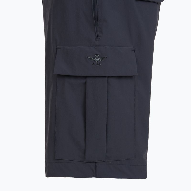 Pantaloncini da uomo Aeronautica Militare BE0277UCT04291 navy blue 4