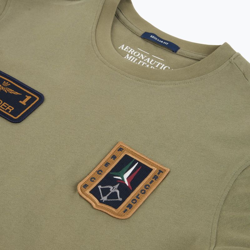 Maglietta da uomo Aeronautica Militare TS2544UJ00592 lichen green 3