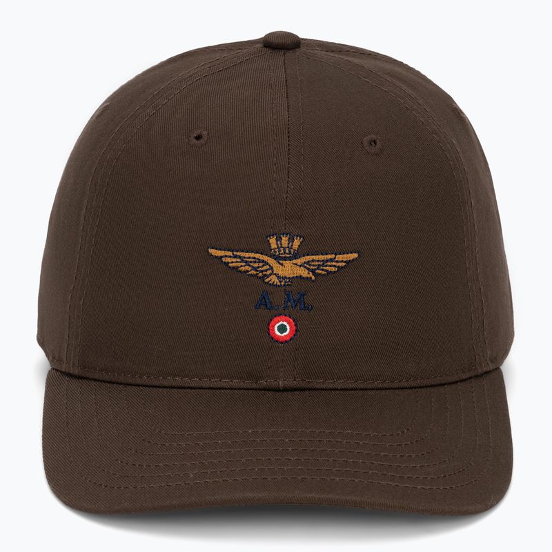 Cappellino da uomo Aeronautica Militare HA1246UCT02 chestnut brown 2