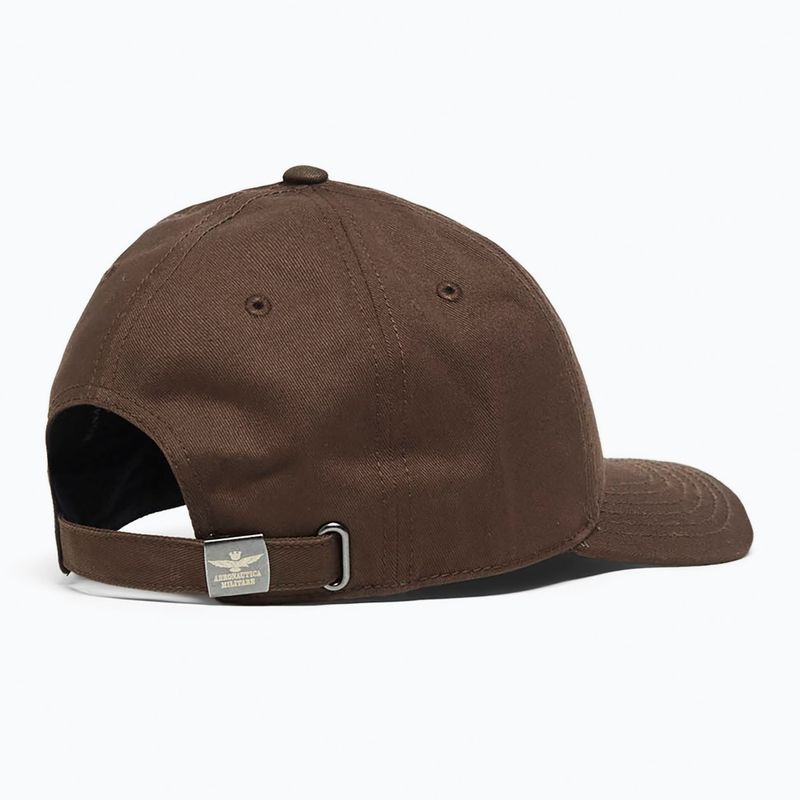Cappellino con visiera da uomo Czapka Aeronautica Militare 262HA1246UCT02261 autumn brown 2