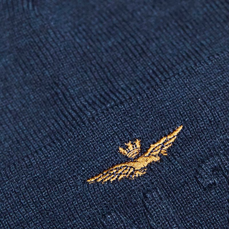 Berretto invernale da uomo Czapka Aeronautica Militare 262CU0099UL00949 Blu Navy 3