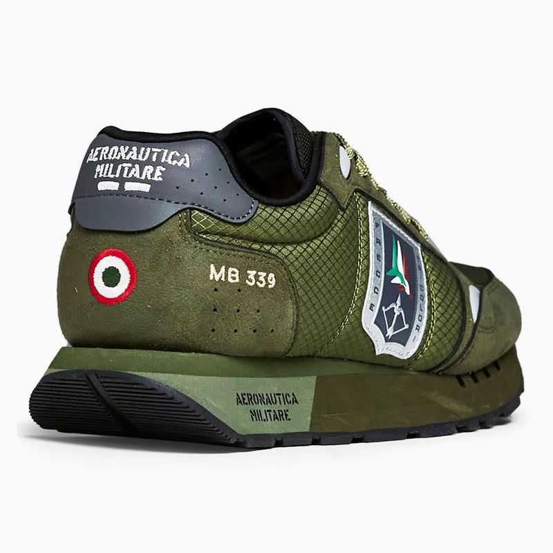 Scarpe da uomo Buty Aeronautica Militare 262SC0292UCT04393 verdone 3