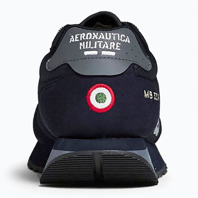 Scarpe da uomo Buty Aeronautica Militare 262SC0292UCT04393 blu navy 2