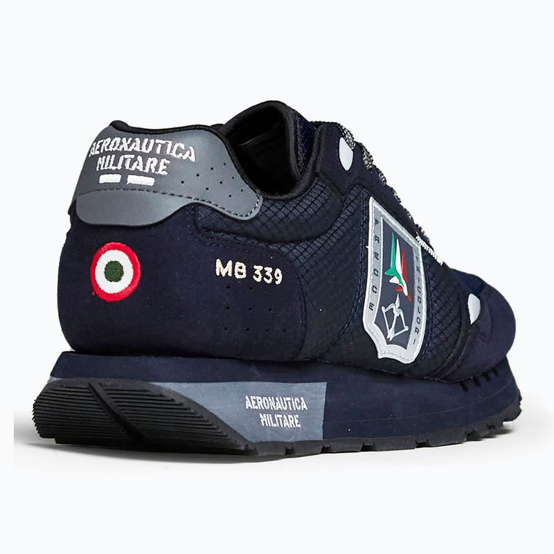 Scarpe da uomo Buty Aeronautica Militare 262SC0292UCT04393 blu navy 3
