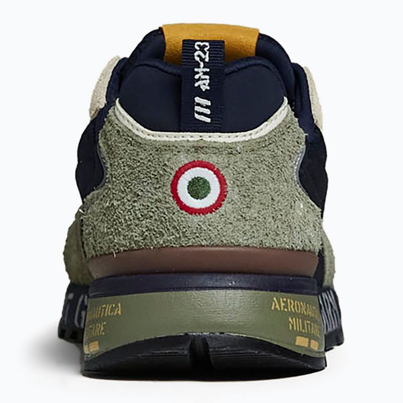 Scarpe da uomo Buty Aeronautica Militare 262SC0276UCT03546 Furry verde/blu 2