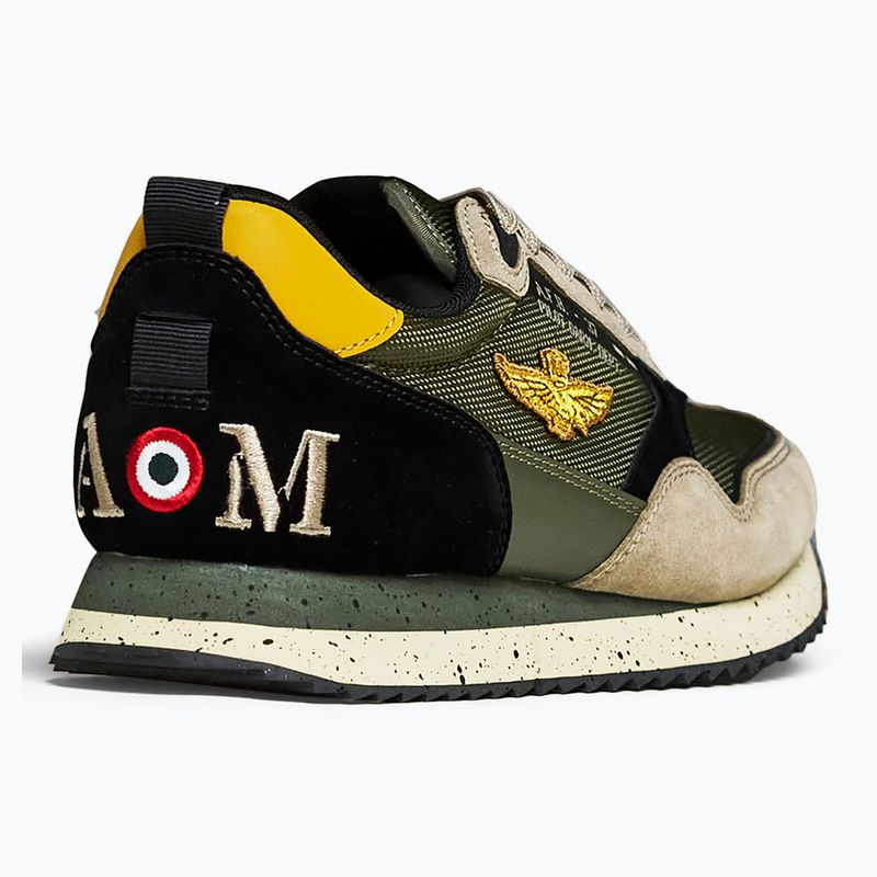 Scarpe da uomo Buty Aeronautica Militare 262SC0288UCT03545 multicolor verde/taupe/nero 3
