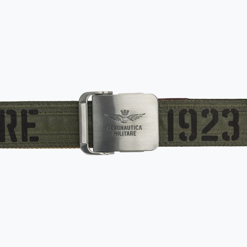 Cintura da pantaloni da uomo Pasek Aeronautica Militare 262CI0325UCT03585 tea leaf 2