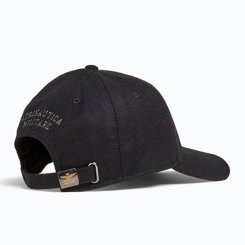 Cappellino con visiera da uomo Czapka Aeronautica Militare 262HA1085UCT02333 jet black 2
