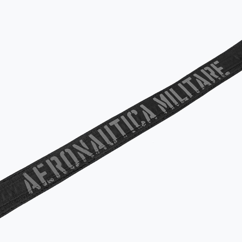 Cintura da pantaloni da uomo Pasek Aeronautica Militare 262CI0325UCT03585 jet black 3