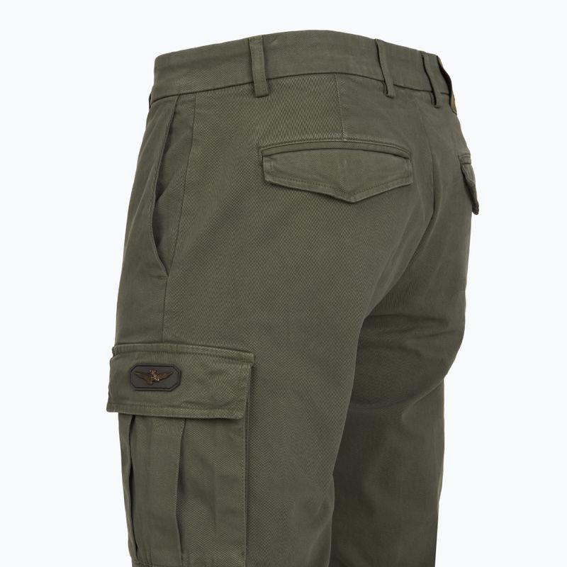 Pantaloni da uomo Spodnie Aeronautica Militare 262PA1740UCT04381 tea leaf 4