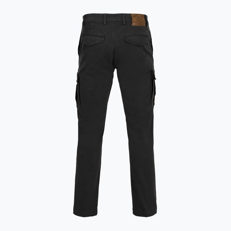 Pantaloni da uomo Spodnie Aeronautica Militare 262PA1740UCT04381 jet black 2