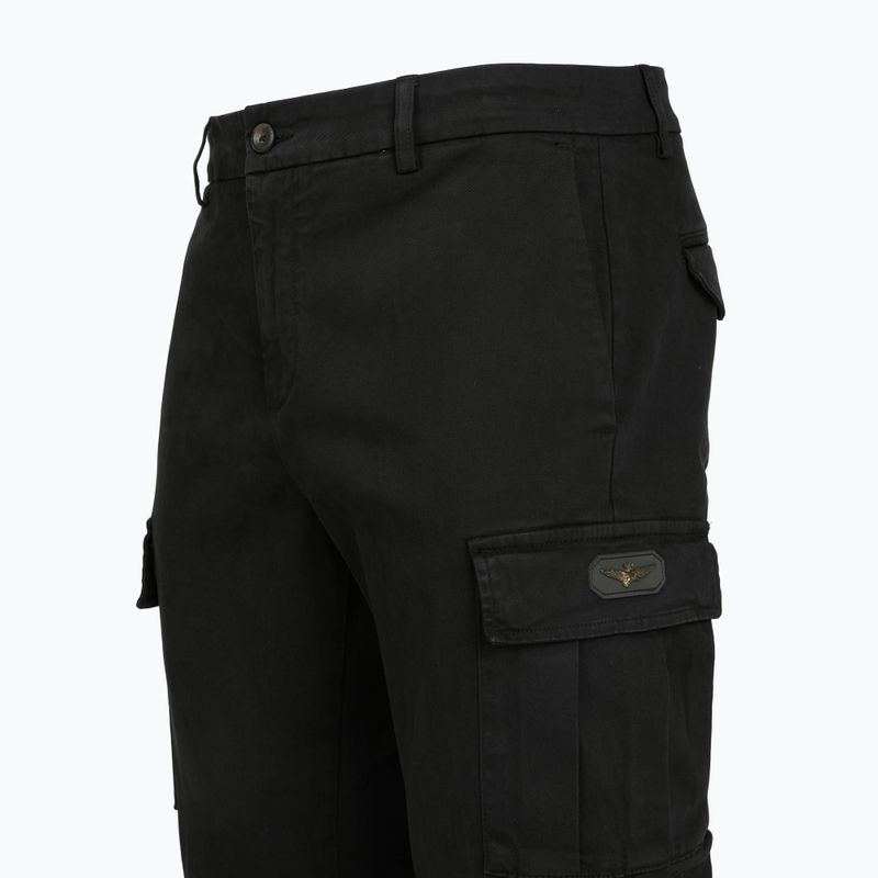 Pantaloni da uomo Spodnie Aeronautica Militare 262PA1740UCT04381 jet black 3