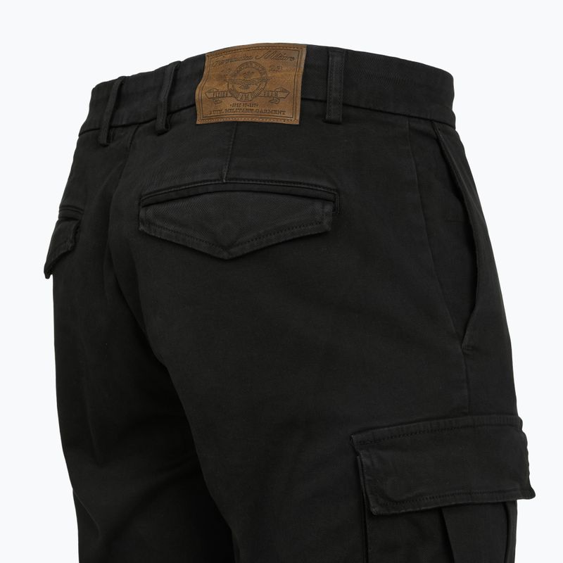 Pantaloni da uomo Spodnie Aeronautica Militare 262PA1740UCT04381 jet black 4