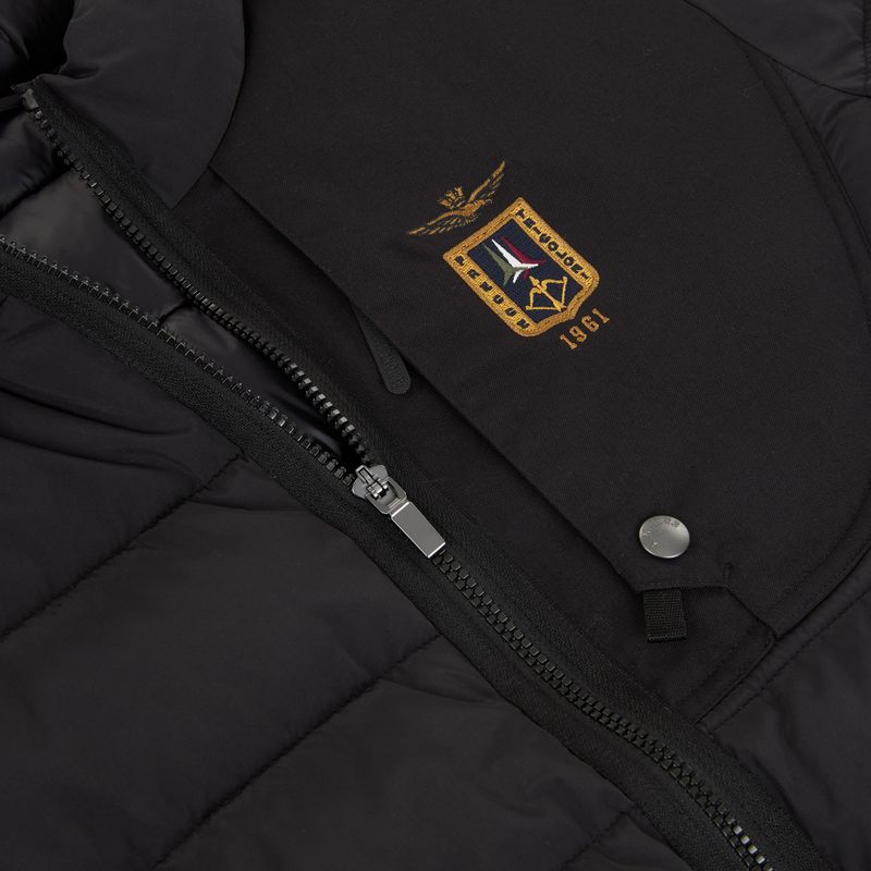 Giacca invernale da uomo Kurtka Aeronautica Militare 262AB3074UCT04358 jet black 3