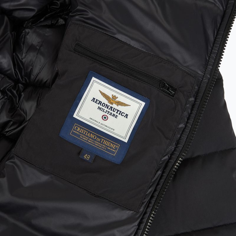 Giacca invernale da uomo Kurtka Aeronautica Militare 262AB3074UCT04358 jet black 5