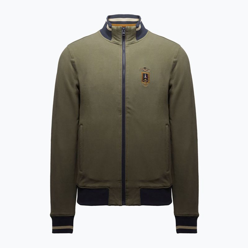 Felpa da uomo Aeronautica Militare 262FE2089UF00662 Fz tea leaf