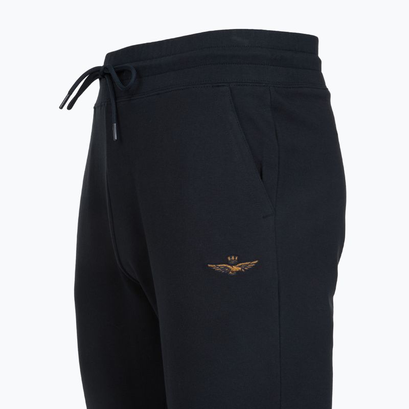 Pantaloni da uomo Spodnie Aeronautica Militare 262PF1008UF00662 blu navy 3