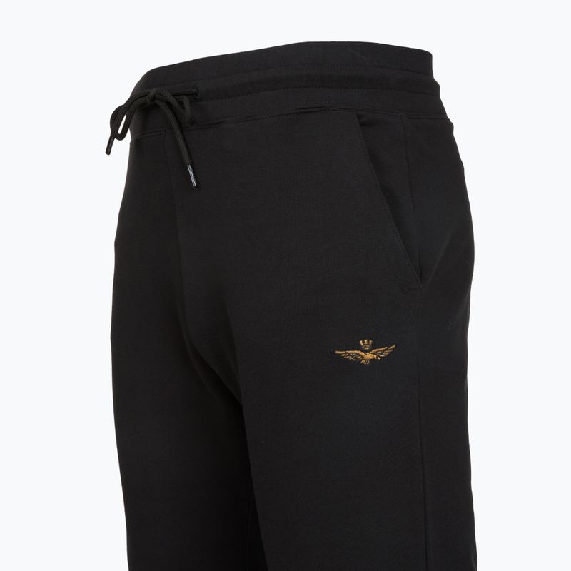 Pantaloni da uomo Spodnie Aeronautica Militare 262PF1008UF00662 jet black 3