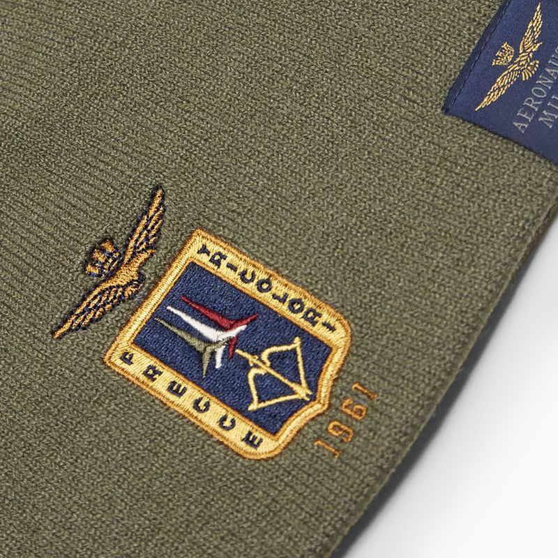 Berretto invernale da uomo Czapka Aeronautica Militare 262CU0092UL00450 tea leaf 3