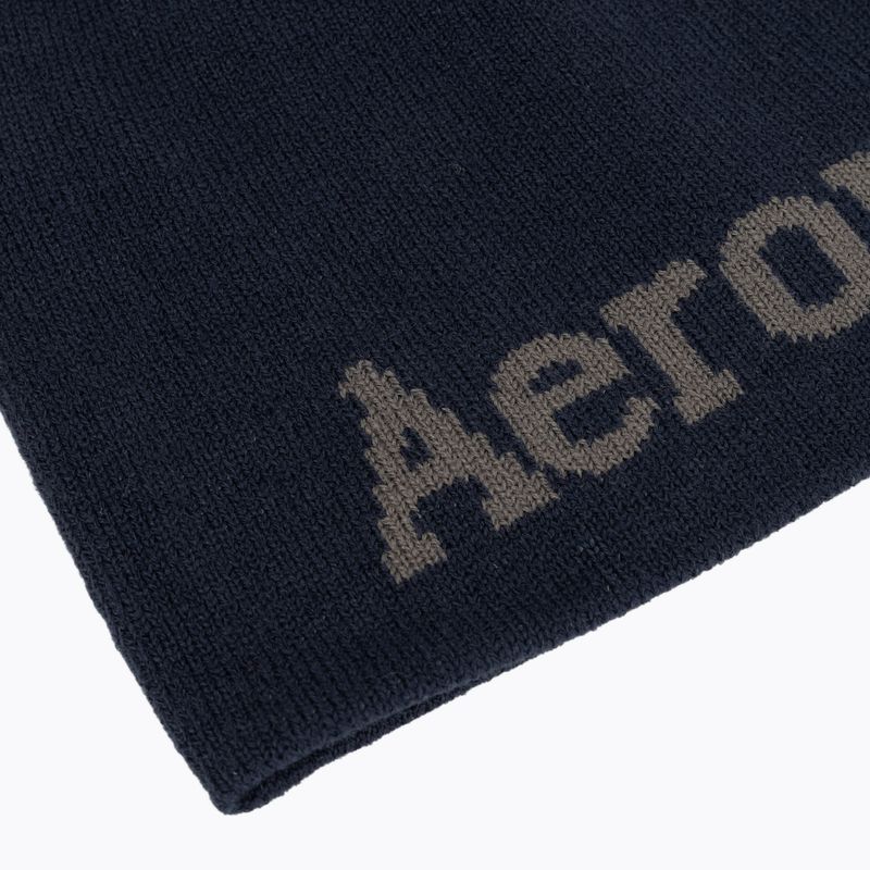 Berretto invernale da uomo Czapka Aeronautica Militare 262CU0093UL00450 Blu Navy 3