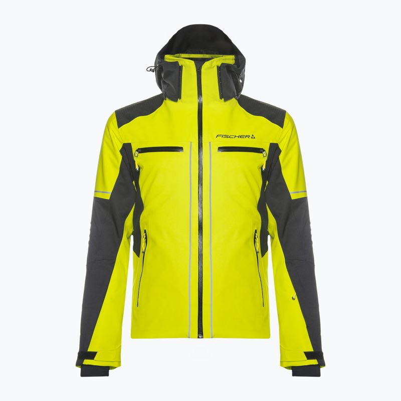 Giacca da sci da uomo Fischer RC4 giallo