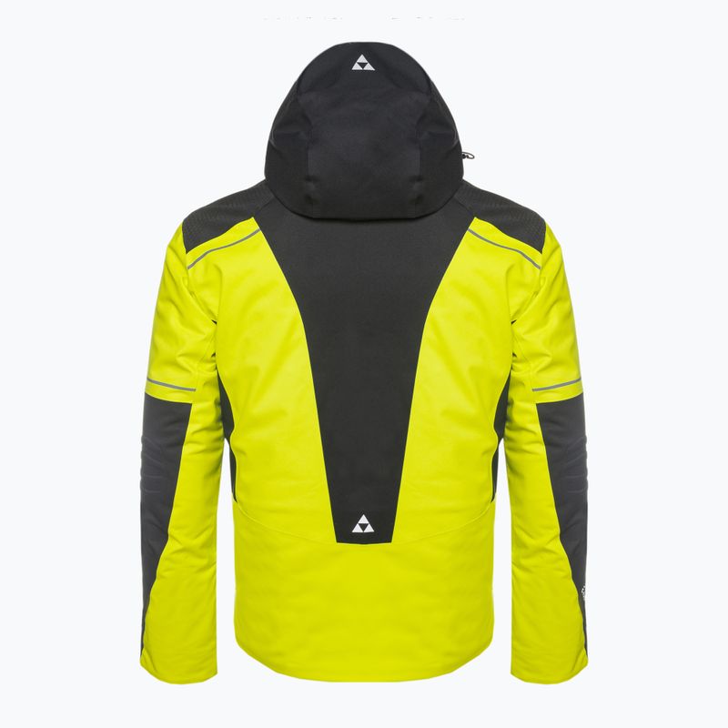 Giacca da sci da uomo Fischer RC4 giallo 2