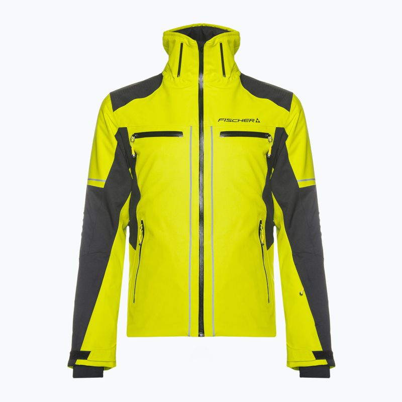 Giacca da sci da uomo Fischer RC4 giallo 3