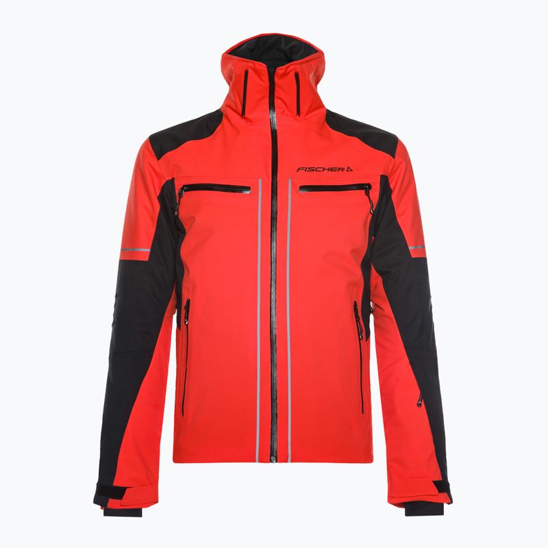 Giacca da sci da uomo Fischer RC4 rosso pomodoro 5