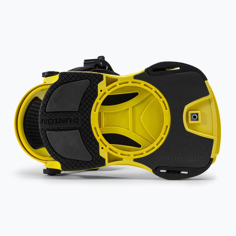 Attacchi da snowboard Union Force da uomo giallo elettrico 4