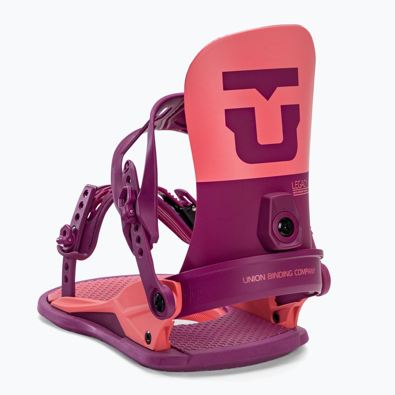 Attacchi da snowboard da donna Union Legacy raspberry 4