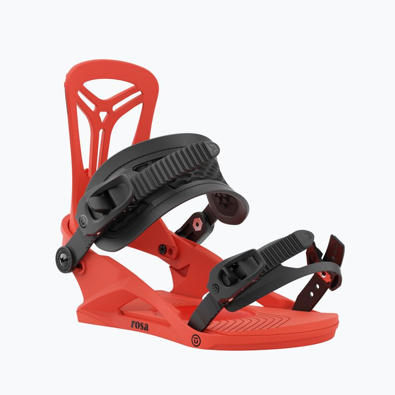Attacchi da snowboard da donna Union Rosa rosso caldo