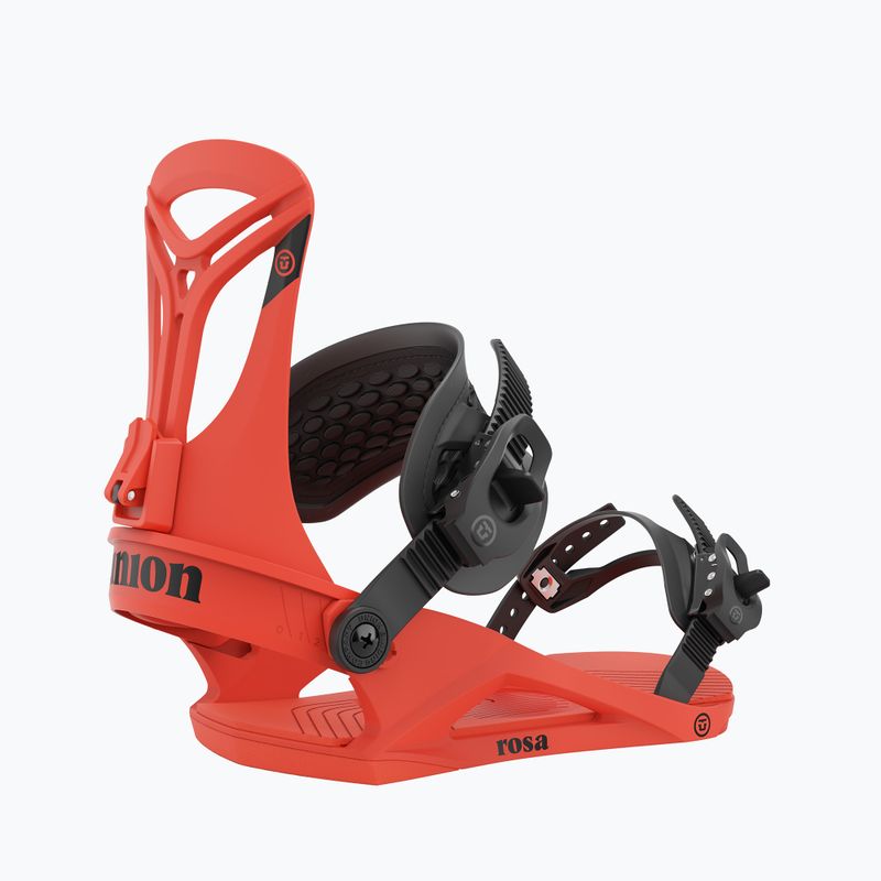 Attacchi da snowboard da donna Union Rosa rosso caldo 3