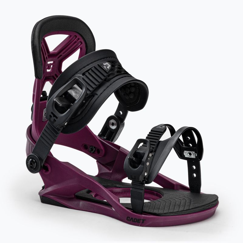 Attacchi da snowboard per bambini Union Cadet viola