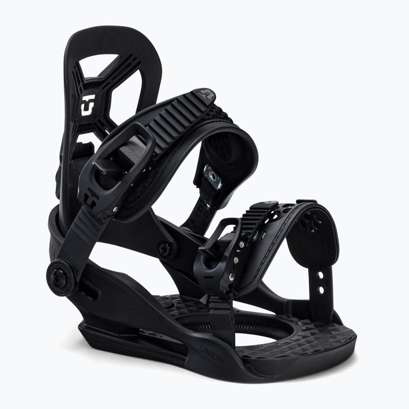 Attacchi da snowboard per bambini Union Cadet XS nero