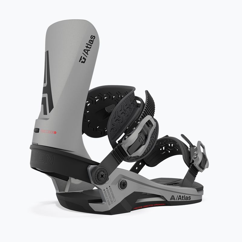 Attacchi da snowboard Union Atlas da uomo argento metallizzato 2