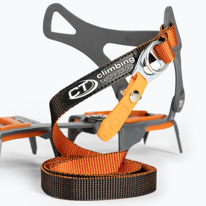 Tecnologia per l'arrampicata Nuptse Evo Antisnow arancione a cestello 4