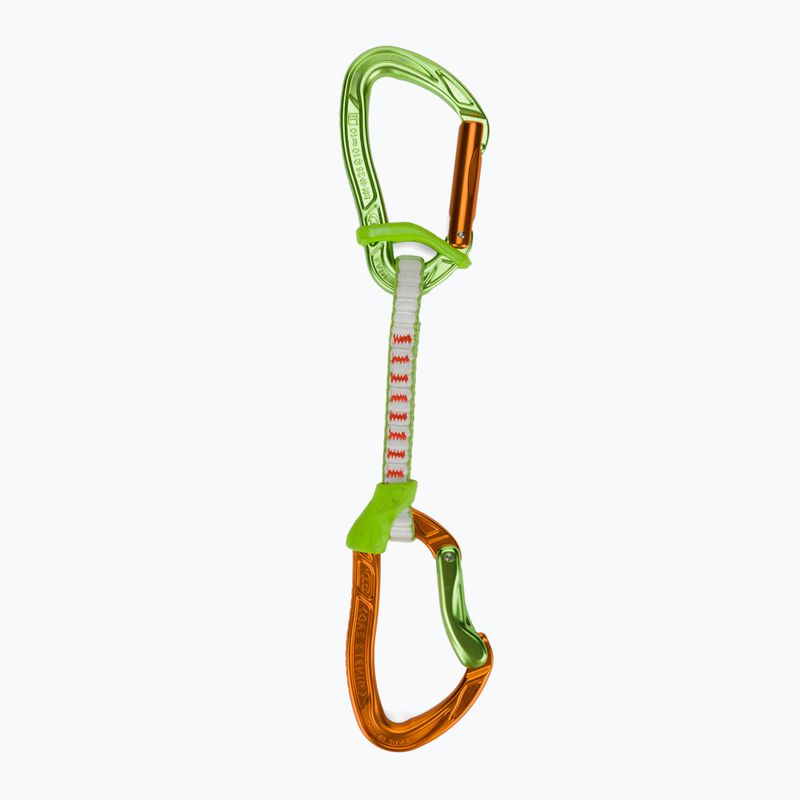 Climbing Technology Nimble Fixbar Set Dy 12 cm arancione/verde