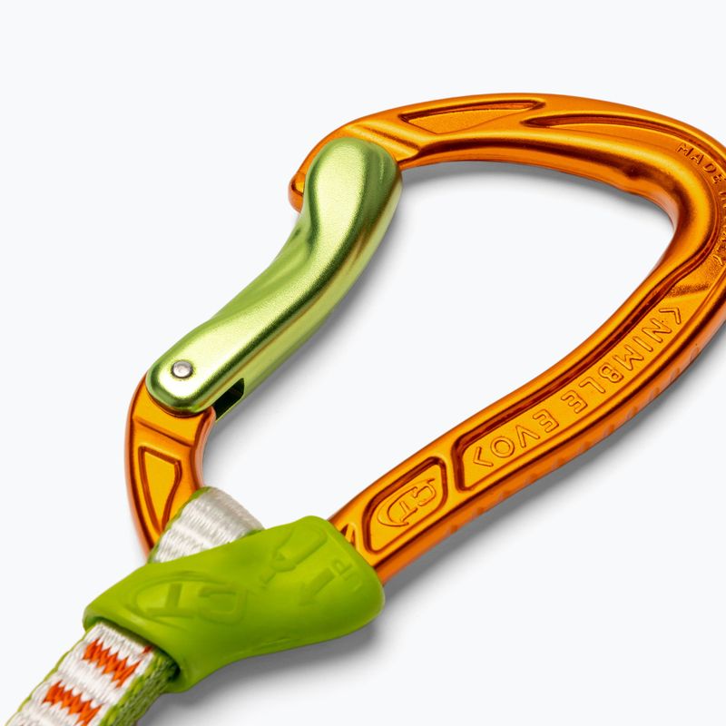 Climbing Technology Nimble Fixbar Set Dy 17 cm arancione/verde 4