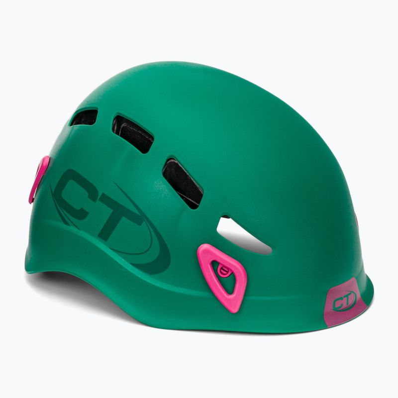 Casco da arrampicata per bambini Climbing Technology Eclipse verde/rosa