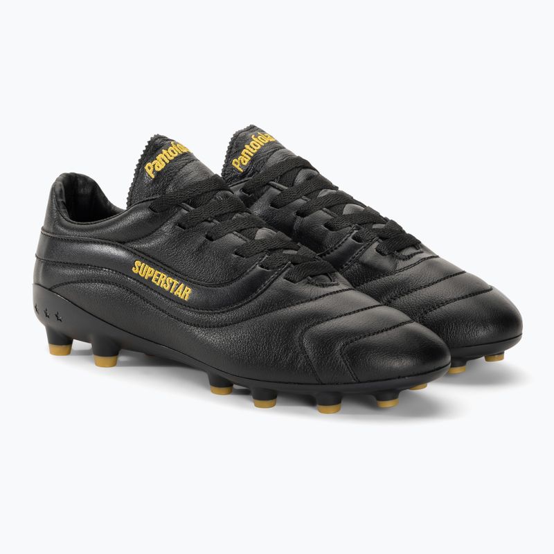 Scarpe da calcio da uomo Pantofola d'Oro Superstar 2000 nero 4
